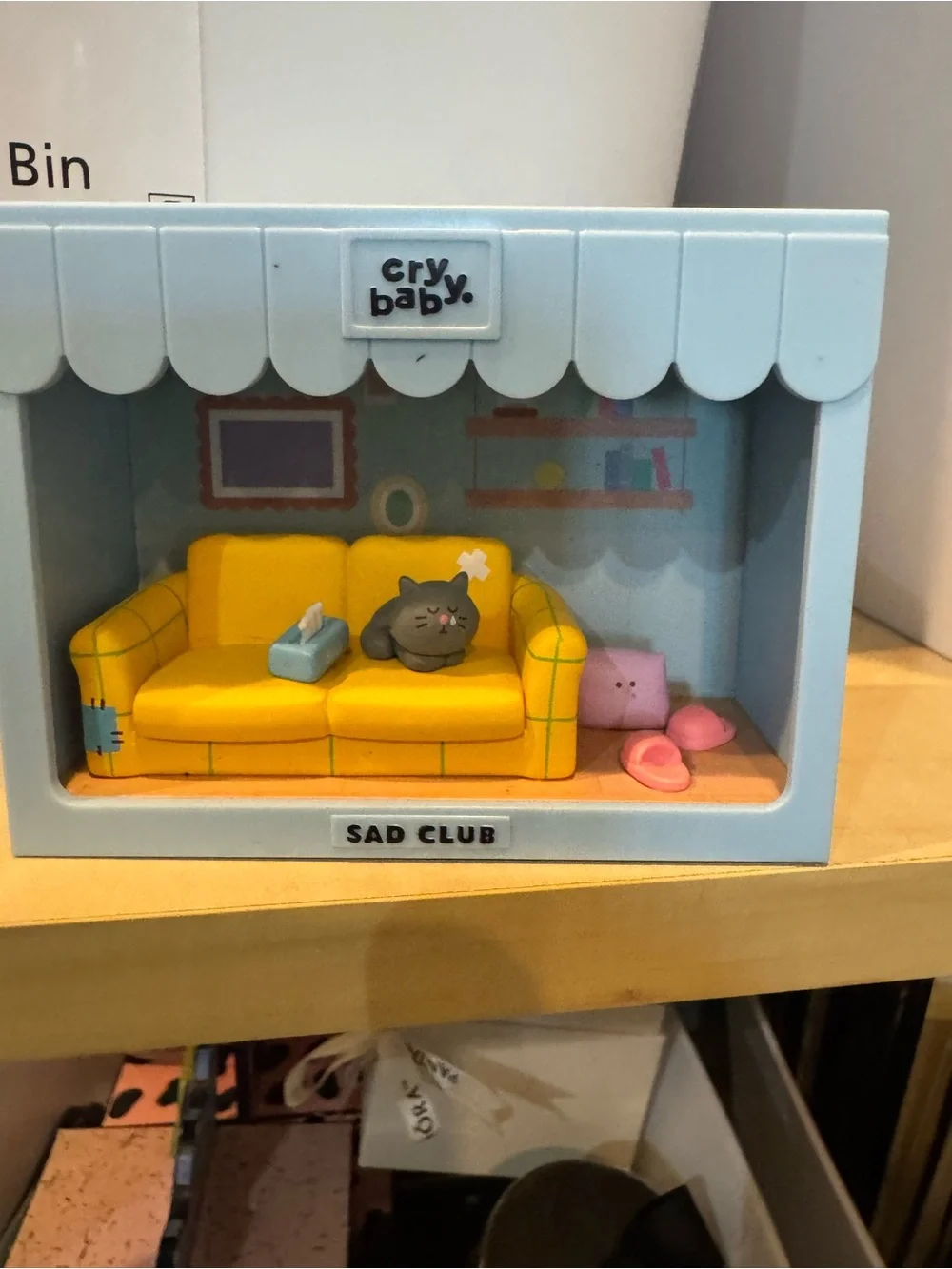 Popmart Crybaby Sad Club Yellow Couch‎ Playset - SeriesKids Toy